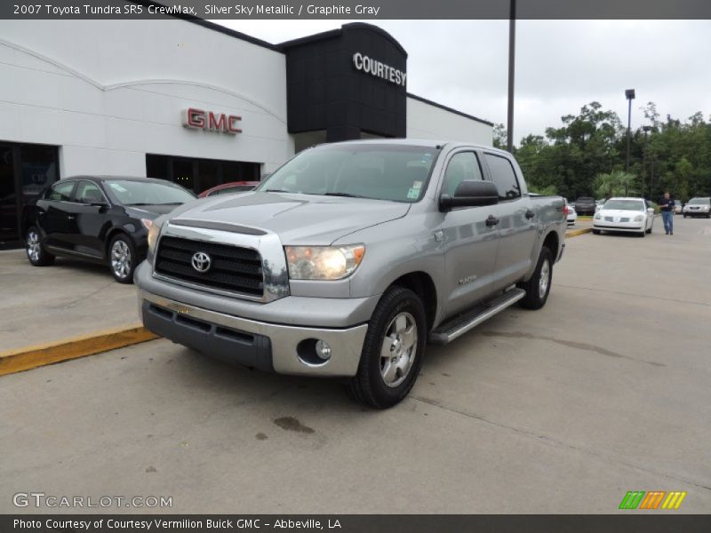 Silver Sky Metallic / Graphite Gray 2007 Toyota Tundra SR5 CrewMax