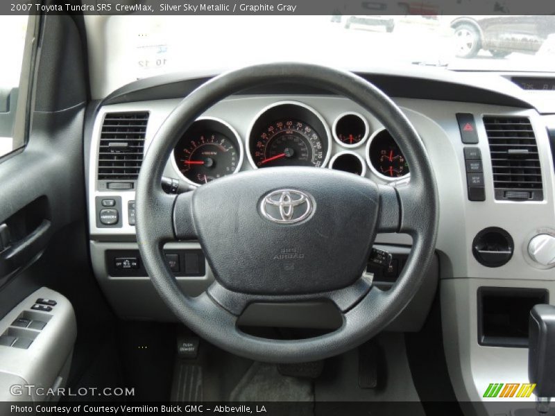 Silver Sky Metallic / Graphite Gray 2007 Toyota Tundra SR5 CrewMax
