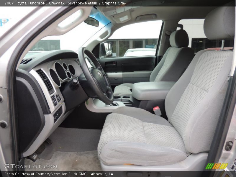 Silver Sky Metallic / Graphite Gray 2007 Toyota Tundra SR5 CrewMax