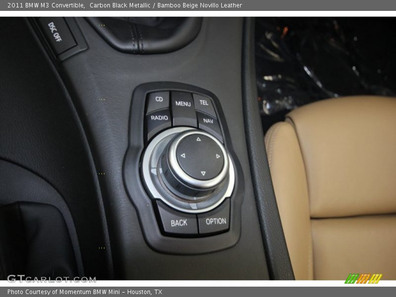 Carbon Black Metallic / Bamboo Beige Novillo Leather 2011 BMW M3 Convertible