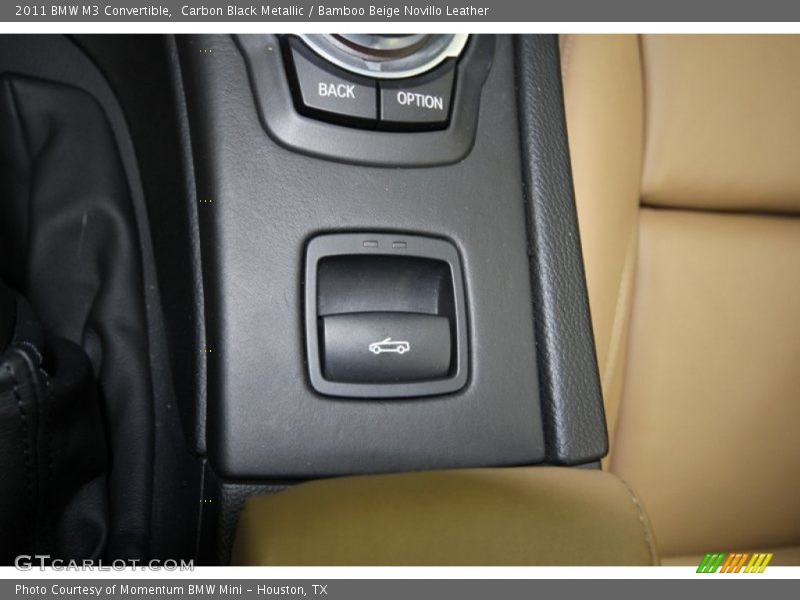 Carbon Black Metallic / Bamboo Beige Novillo Leather 2011 BMW M3 Convertible