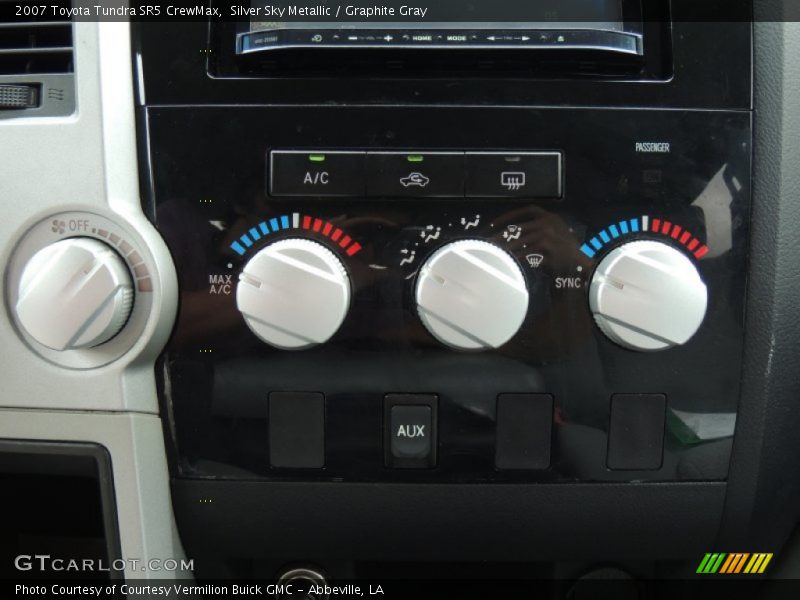 Silver Sky Metallic / Graphite Gray 2007 Toyota Tundra SR5 CrewMax