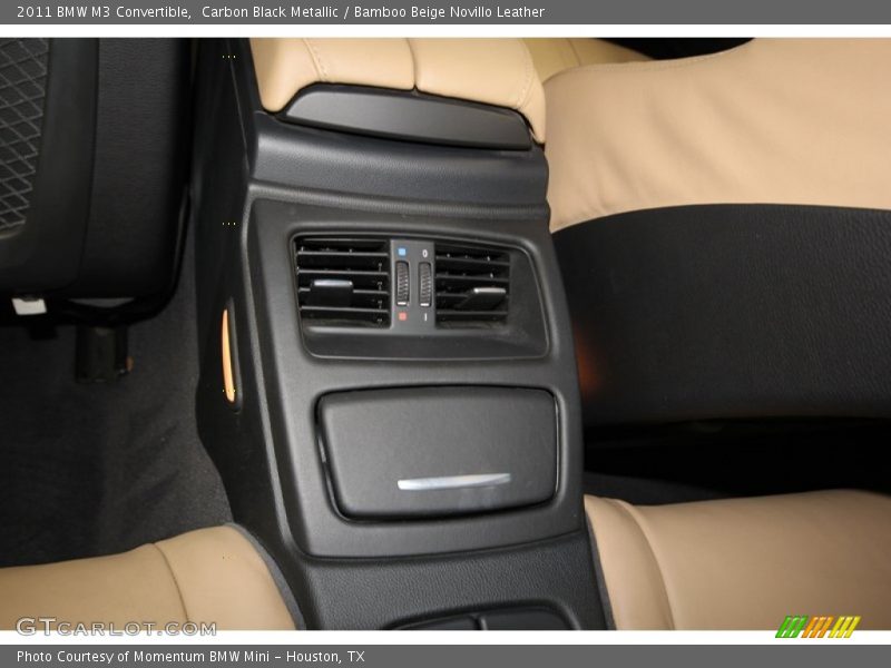 Carbon Black Metallic / Bamboo Beige Novillo Leather 2011 BMW M3 Convertible
