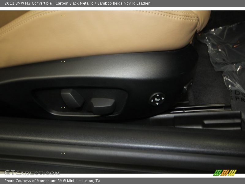 Carbon Black Metallic / Bamboo Beige Novillo Leather 2011 BMW M3 Convertible