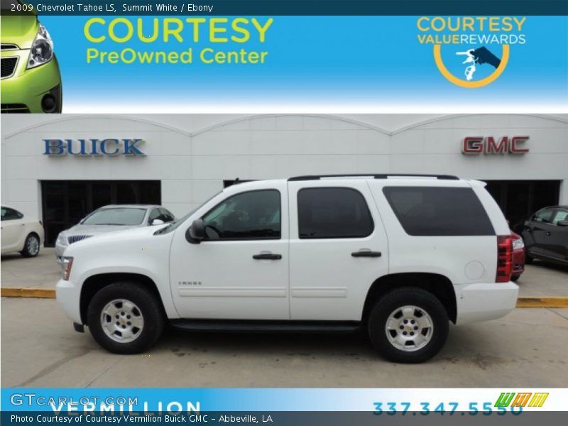 Summit White / Ebony 2009 Chevrolet Tahoe LS