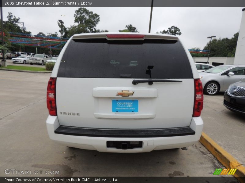 Summit White / Ebony 2009 Chevrolet Tahoe LS
