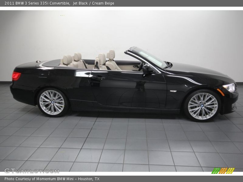 Jet Black / Cream Beige 2011 BMW 3 Series 335i Convertible