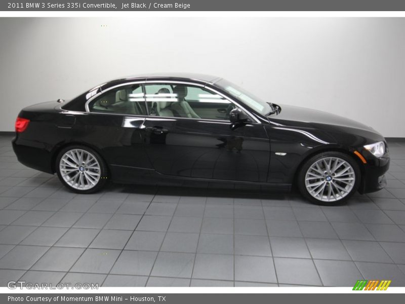 Jet Black / Cream Beige 2011 BMW 3 Series 335i Convertible