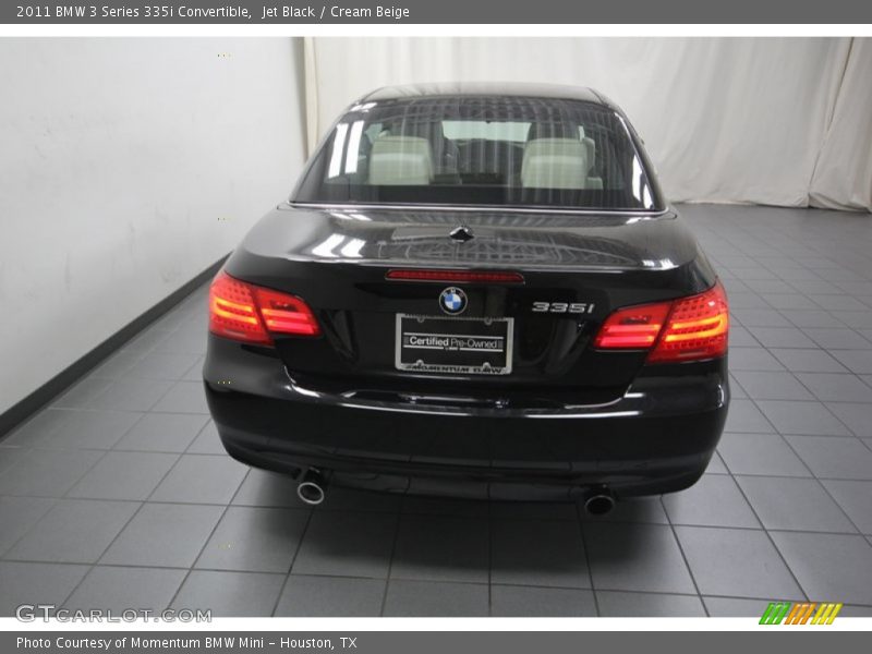 Jet Black / Cream Beige 2011 BMW 3 Series 335i Convertible
