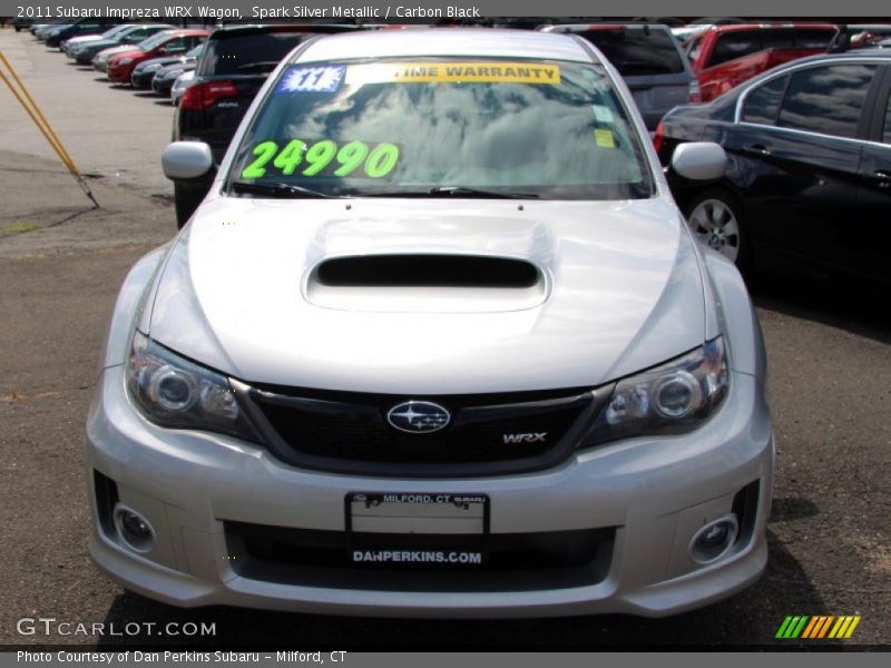Spark Silver Metallic / Carbon Black 2011 Subaru Impreza WRX Wagon