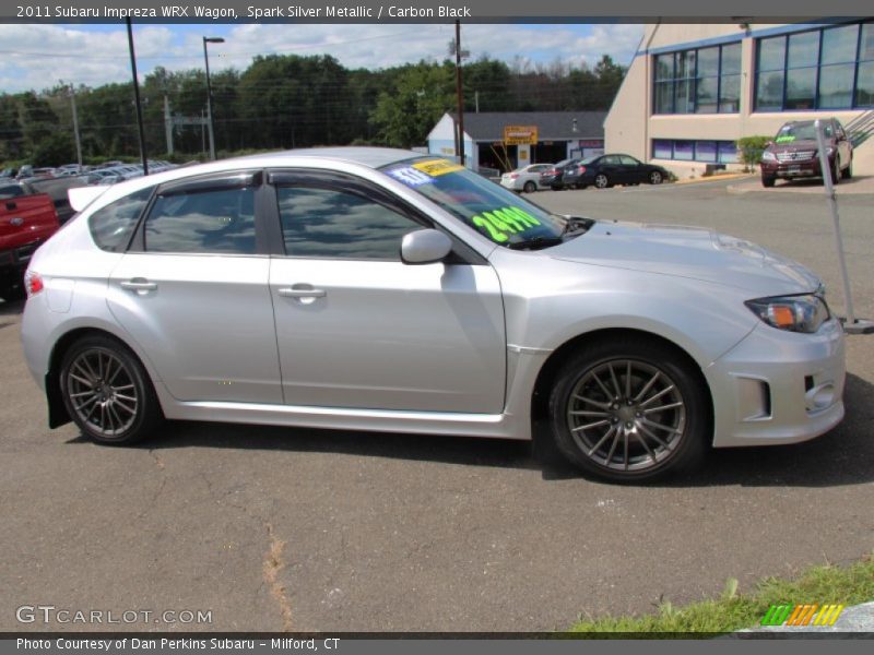 Spark Silver Metallic / Carbon Black 2011 Subaru Impreza WRX Wagon