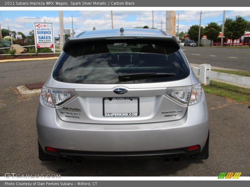 Spark Silver Metallic / Carbon Black 2011 Subaru Impreza WRX Wagon