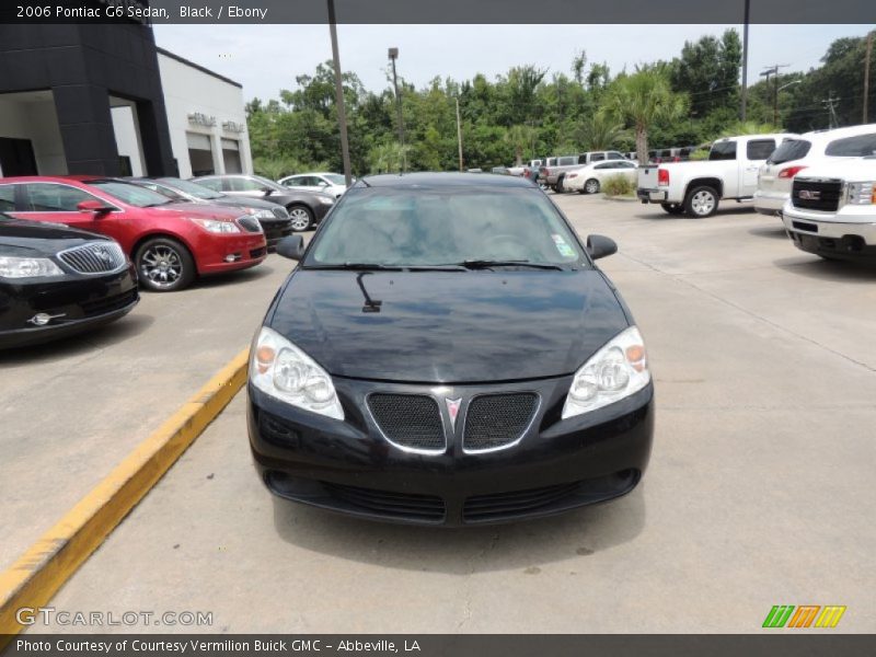 Black / Ebony 2006 Pontiac G6 Sedan