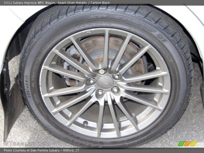 Spark Silver Metallic / Carbon Black 2011 Subaru Impreza WRX Wagon