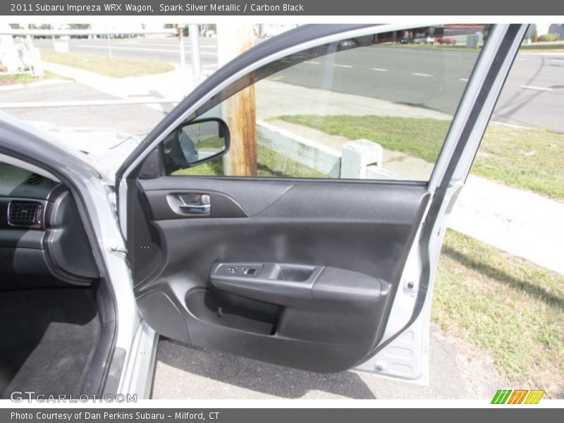 Spark Silver Metallic / Carbon Black 2011 Subaru Impreza WRX Wagon