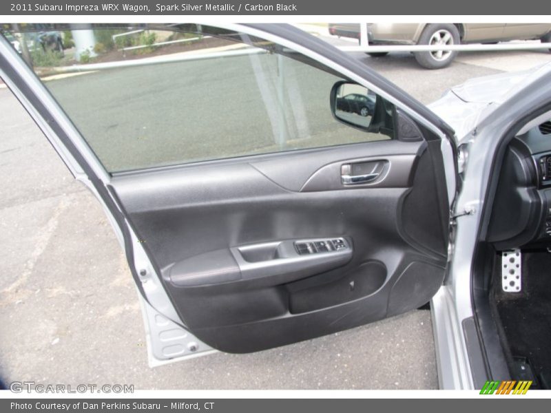 Spark Silver Metallic / Carbon Black 2011 Subaru Impreza WRX Wagon