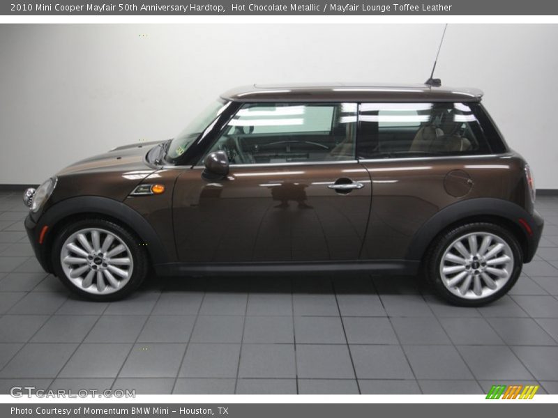 Hot Chocolate Metallic / Mayfair Lounge Toffee Leather 2010 Mini Cooper Mayfair 50th Anniversary Hardtop