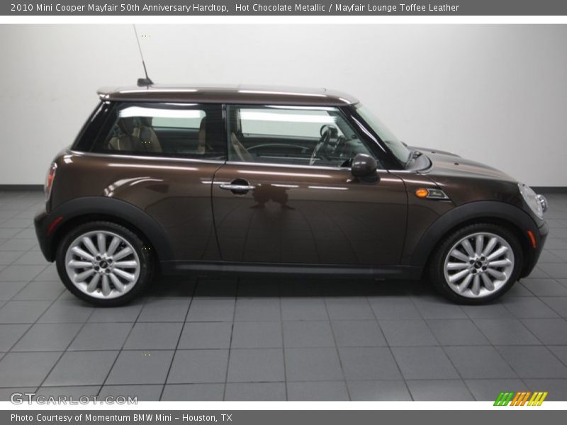 Hot Chocolate Metallic / Mayfair Lounge Toffee Leather 2010 Mini Cooper Mayfair 50th Anniversary Hardtop