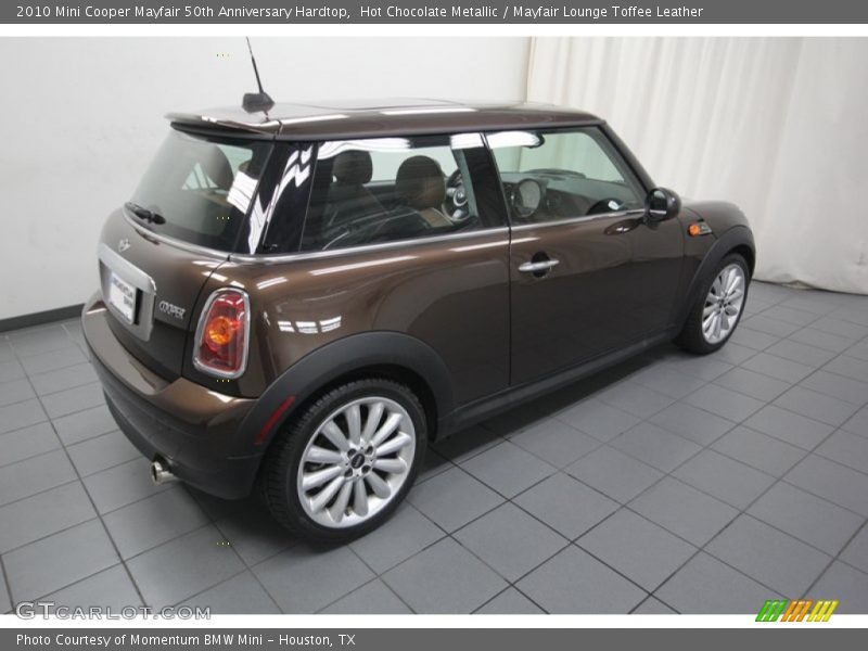 Hot Chocolate Metallic / Mayfair Lounge Toffee Leather 2010 Mini Cooper Mayfair 50th Anniversary Hardtop