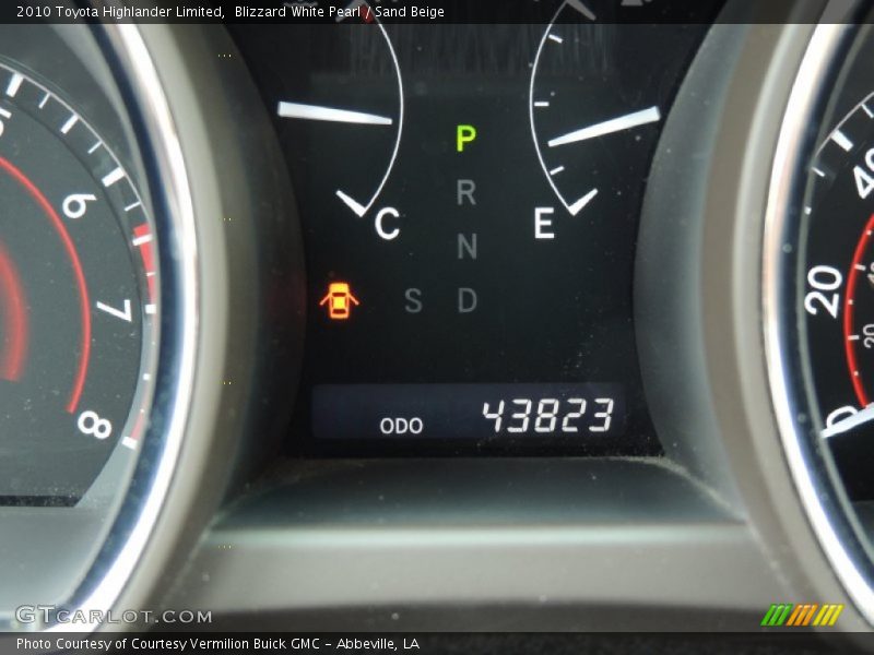 Blizzard White Pearl / Sand Beige 2010 Toyota Highlander Limited
