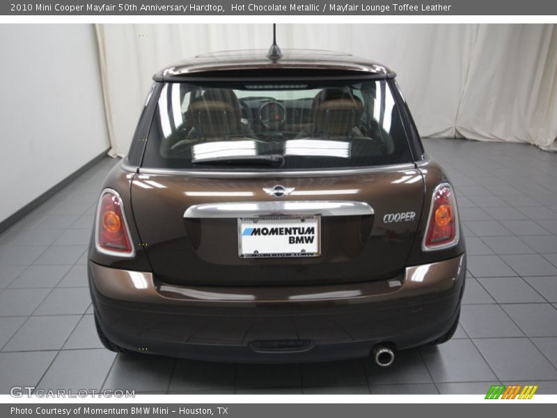 Hot Chocolate Metallic / Mayfair Lounge Toffee Leather 2010 Mini Cooper Mayfair 50th Anniversary Hardtop