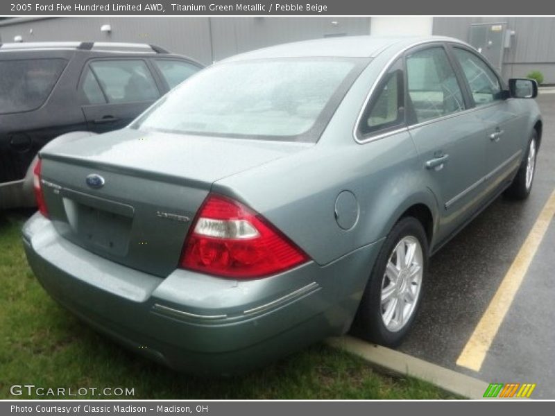 Titanium Green Metallic / Pebble Beige 2005 Ford Five Hundred Limited AWD