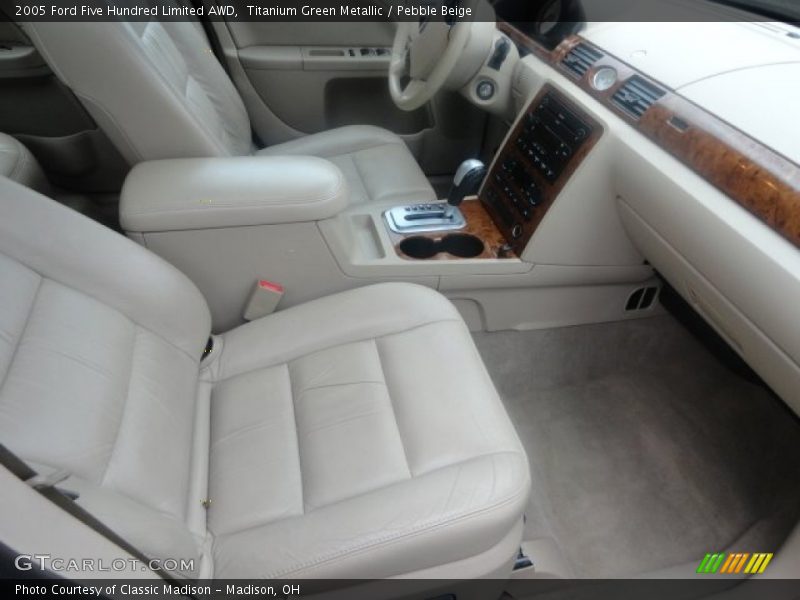 Titanium Green Metallic / Pebble Beige 2005 Ford Five Hundred Limited AWD