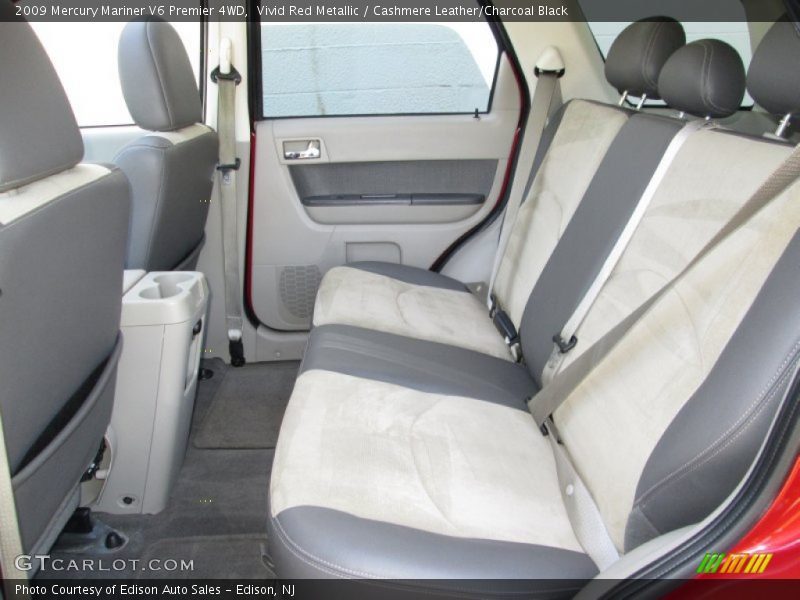 Vivid Red Metallic / Cashmere Leather/Charcoal Black 2009 Mercury Mariner V6 Premier 4WD