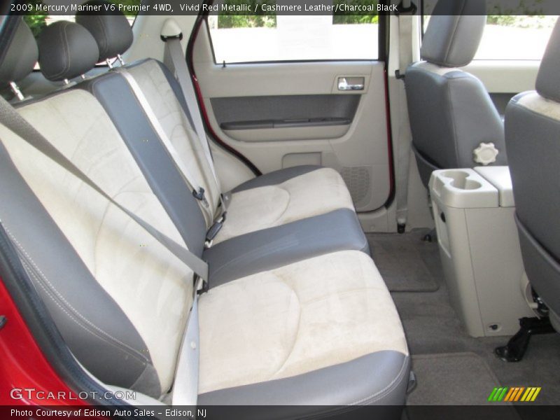 Vivid Red Metallic / Cashmere Leather/Charcoal Black 2009 Mercury Mariner V6 Premier 4WD