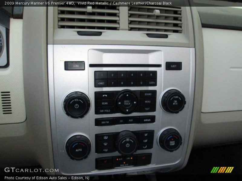 Vivid Red Metallic / Cashmere Leather/Charcoal Black 2009 Mercury Mariner V6 Premier 4WD