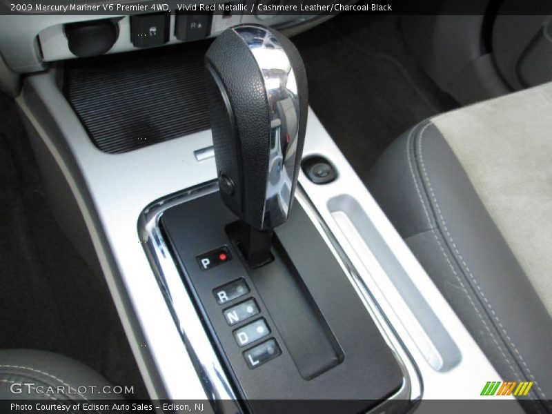 Vivid Red Metallic / Cashmere Leather/Charcoal Black 2009 Mercury Mariner V6 Premier 4WD