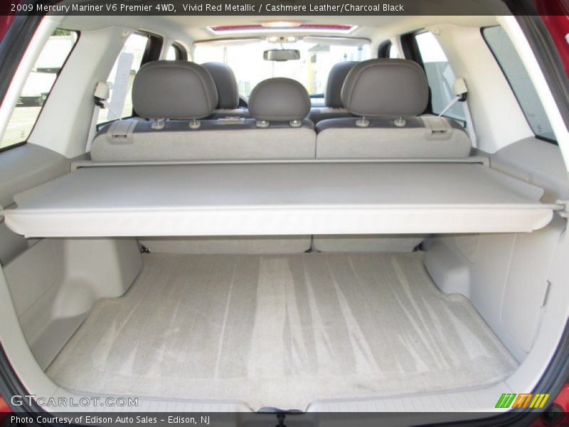 Vivid Red Metallic / Cashmere Leather/Charcoal Black 2009 Mercury Mariner V6 Premier 4WD
