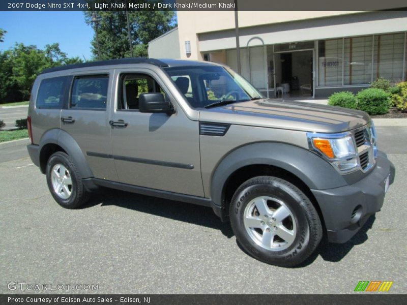 Light Khaki Metallic / Dark Khaki/Medium Khaki 2007 Dodge Nitro SXT 4x4