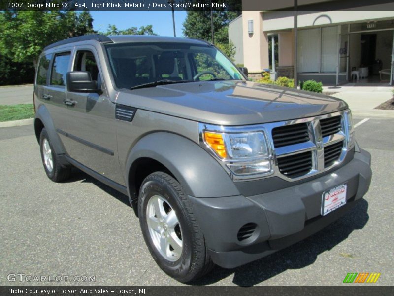 Light Khaki Metallic / Dark Khaki/Medium Khaki 2007 Dodge Nitro SXT 4x4
