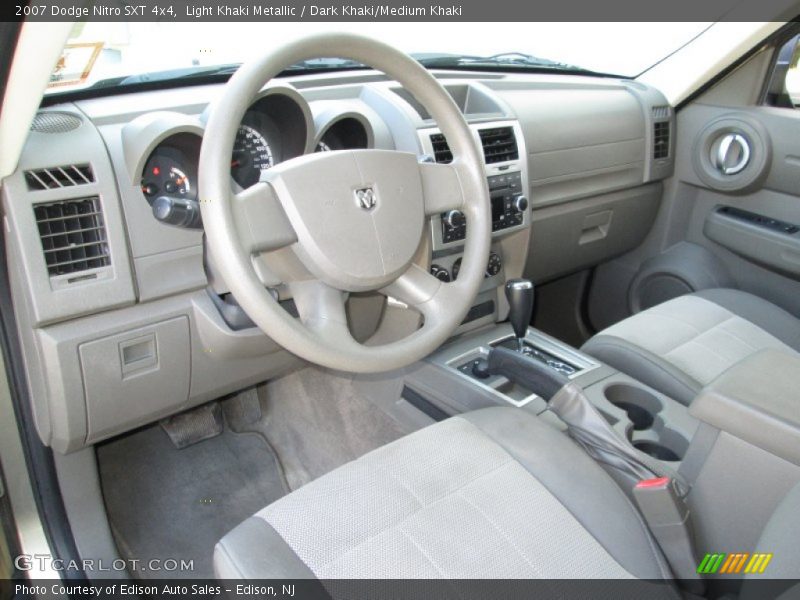 Light Khaki Metallic / Dark Khaki/Medium Khaki 2007 Dodge Nitro SXT 4x4