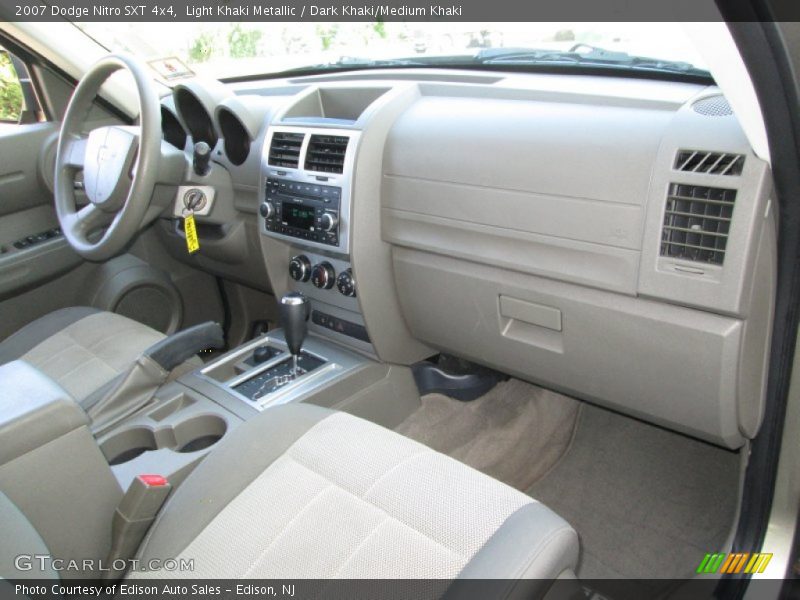 Light Khaki Metallic / Dark Khaki/Medium Khaki 2007 Dodge Nitro SXT 4x4