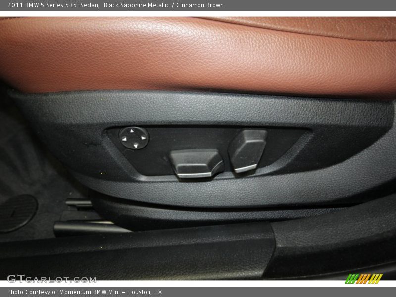 Black Sapphire Metallic / Cinnamon Brown 2011 BMW 5 Series 535i Sedan