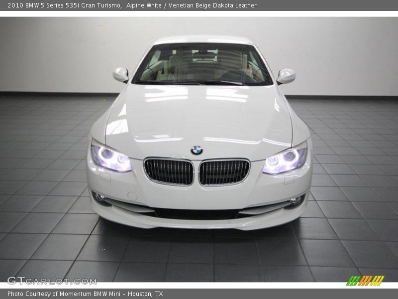 Alpine White / Venetian Beige Dakota Leather 2010 BMW 5 Series 535i Gran Turismo