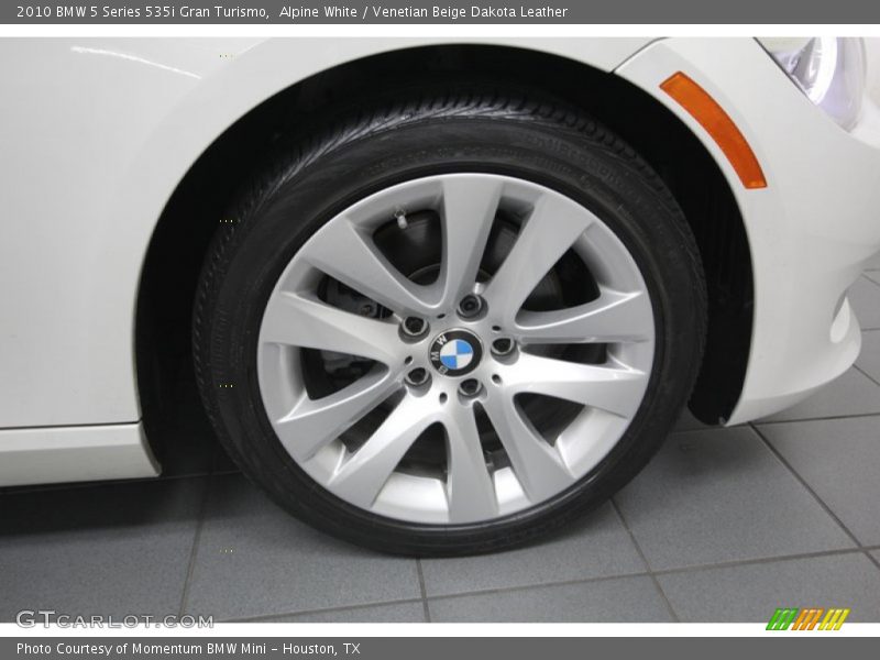 Alpine White / Venetian Beige Dakota Leather 2010 BMW 5 Series 535i Gran Turismo