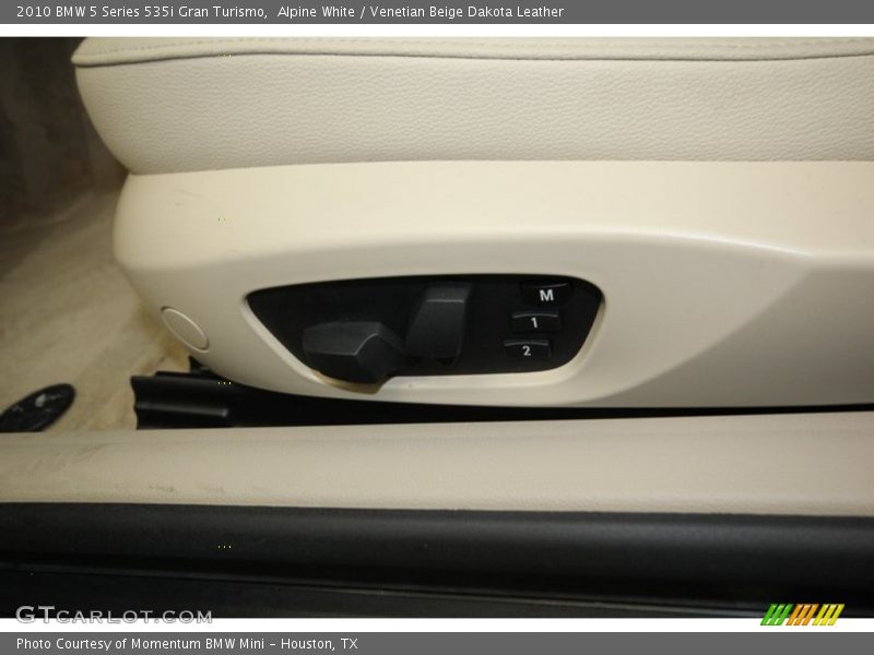 Alpine White / Venetian Beige Dakota Leather 2010 BMW 5 Series 535i Gran Turismo