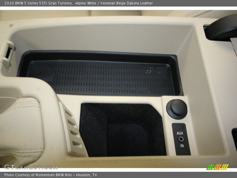 Alpine White / Venetian Beige Dakota Leather 2010 BMW 5 Series 535i Gran Turismo