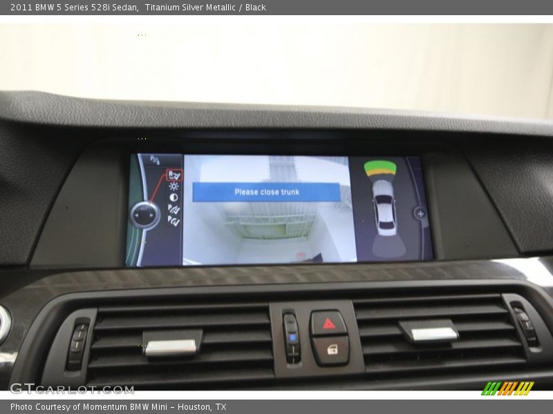 Titanium Silver Metallic / Black 2011 BMW 5 Series 528i Sedan
