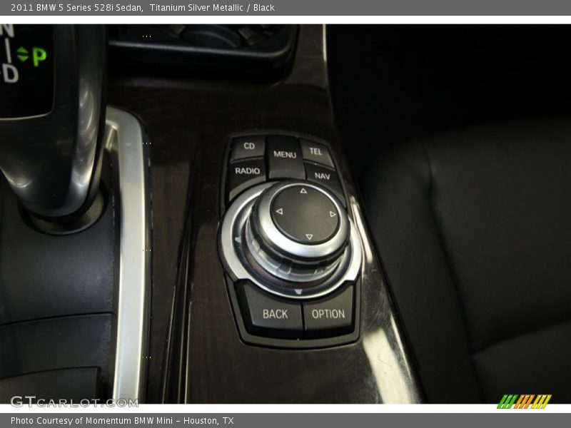 Titanium Silver Metallic / Black 2011 BMW 5 Series 528i Sedan