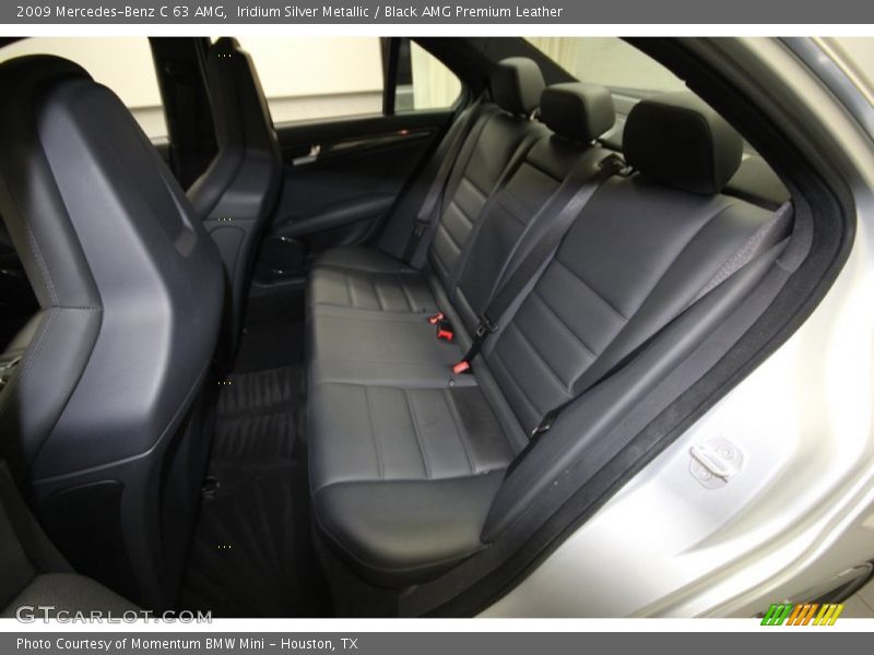 Iridium Silver Metallic / Black AMG Premium Leather 2009 Mercedes-Benz C 63 AMG