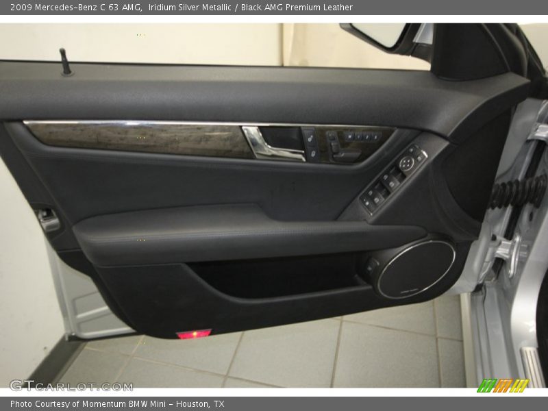 Iridium Silver Metallic / Black AMG Premium Leather 2009 Mercedes-Benz C 63 AMG