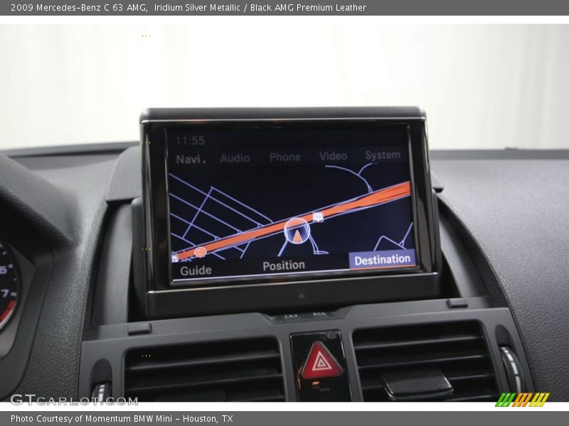Iridium Silver Metallic / Black AMG Premium Leather 2009 Mercedes-Benz C 63 AMG