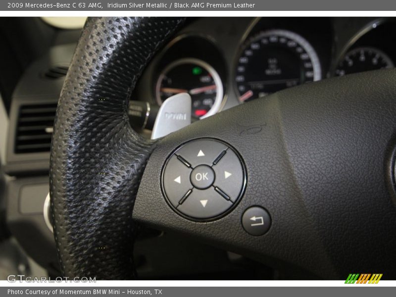 Iridium Silver Metallic / Black AMG Premium Leather 2009 Mercedes-Benz C 63 AMG