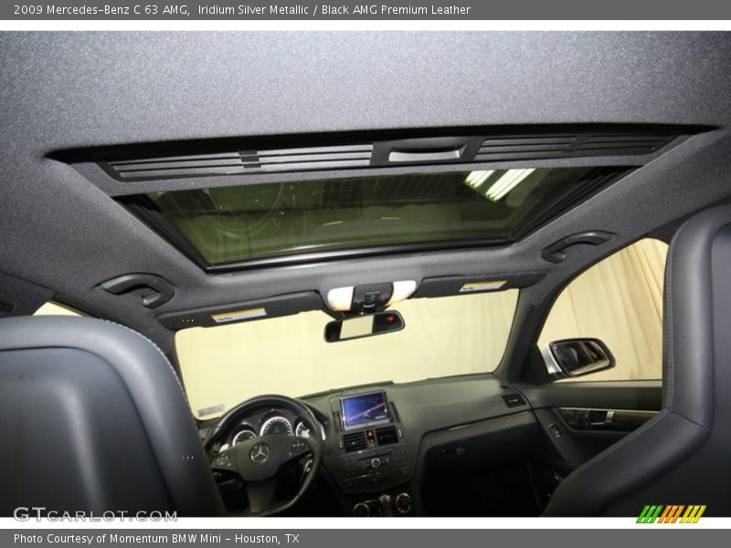 Iridium Silver Metallic / Black AMG Premium Leather 2009 Mercedes-Benz C 63 AMG