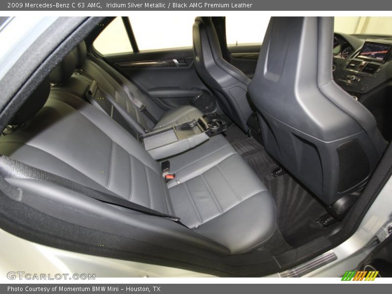 Iridium Silver Metallic / Black AMG Premium Leather 2009 Mercedes-Benz C 63 AMG