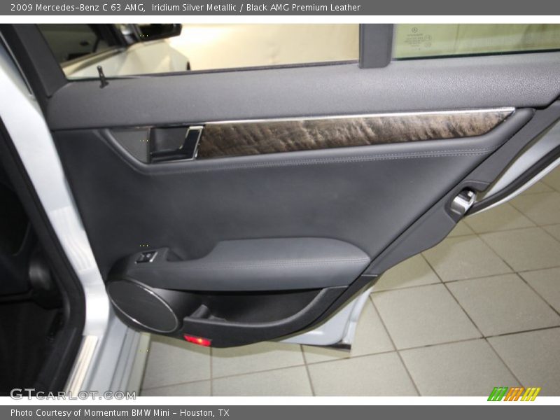 Iridium Silver Metallic / Black AMG Premium Leather 2009 Mercedes-Benz C 63 AMG